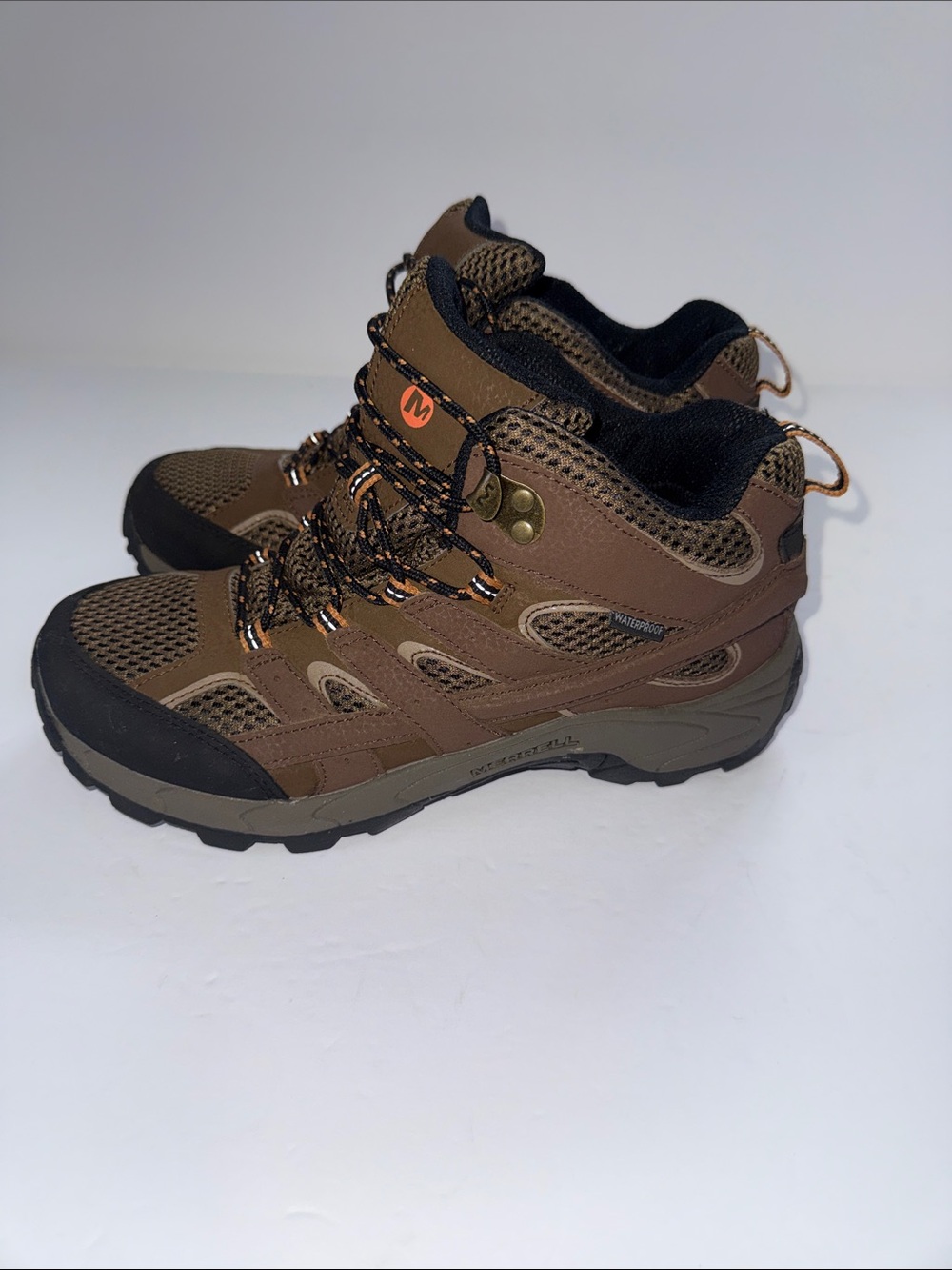 Merrell Brown and Black Men's Hiking Boots